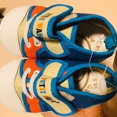 14.5 運動靴 新品 男の子の画像