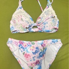 花柄ビキニ パンツ型Mサイズの画像