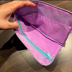 【新品】ポーチ　L型　多収納　ナイロン製の画像