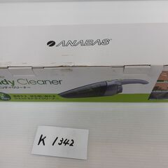 【k1342】ANABA アナバス 充電式ハンディクリーナー SSC-80 WET＆DRY 掃除機 ハンドクリーナーの画像