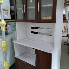 配達可【食器棚】【W90】クリーニング済み【管理番号12907】佐の画像
