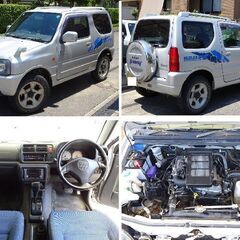 ★激安★絶好調★遊べる車★楽しい★人気★掘り出し物★CD★キーレス★ターボ★車検８年３月迄★ジムニー　４WD切り替え式！★無事故の画像