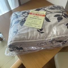 決定しました！ダイニングこたつ、テーブル、椅子3点セット　こたつ布団付きの画像