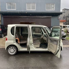 総額14.0万円★福祉車両スローパー★車椅子移動車★キーレス★平成25年式 ダイハツタント スローパーリヤシート付仕様(L375S改)16.4万キロ 車検令和8年5月ベージュの画像