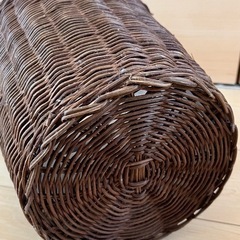 観葉植物用、竹編み、カゴの画像