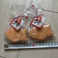 鯉の形の圧縮タオル　2個セットの画像
