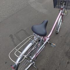 24インチ 🚲 中古 自転車 9,800円 🔑鍵新品 💡ライト付 新規防犯登録料コミ 856の画像