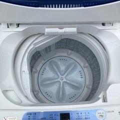 YAMADA 5.0kg 全自動洗濯機 YWM-T50G1 2019年製の画像