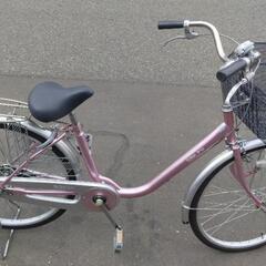 24インチ 🚲 中古 自転車 9,800円 🔑鍵新品 💡ライト付 新規防犯登録料コミ 856の画像