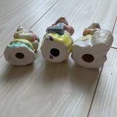 ウサギ　陶器　置き物の画像