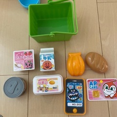 【美品】アンパンマン おさつスイスイ! セルフでピピッ アンパンマンレジスターの画像