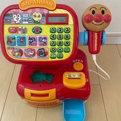 【美品】アンパンマン おさつスイスイ! セルフでピピッ アンパンマンレジスターの画像