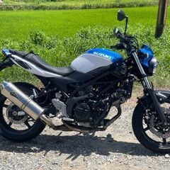 スズキ SV650ABS、車検令和9年7月、ワイバーンマフラー、ETC2.0、グリップヒーター、ローダウンの画像