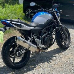 スズキ SV650ABS、車検令和9年7月、ワイバーンマフラー、ETC2.0、グリップヒーター、ローダウンの画像