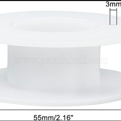 手芸用ボビン　大量　まとめ売り　55x20mm 528個の画像