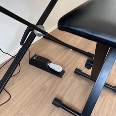 電子ピアノ YAMAHA ヤマハ P-45 スタンド、イス、ペダル付属の画像
