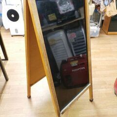 両面 ブラックボード A型 マグネット対応 幅50㎝ ウェルカムボード カフェ 飲食店 サロン POP 看板 掲示 西岡店の画像