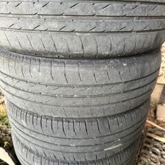 165/55R15 ダイハツ純正アルミホイールとタイヤセットの画像