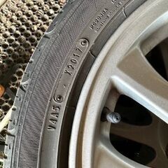 165/55R15 ダイハツ純正アルミホイールとタイヤセットの画像