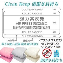 栄友株式会社　日本製　敷布団 シングル　の画像