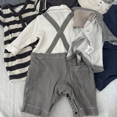 ベビーセレモニー服＋肌着ロンパースの画像