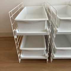 キッチン収納ラック3つセットでの画像