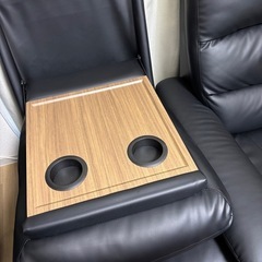 電動リクライニングソファ　３人掛けの画像