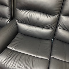 電動リクライニングソファ　３人掛けの画像