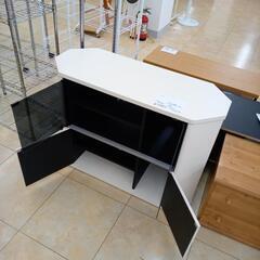 リユースのサカイ太田店★ジモティ割あり★  テレビ台 ホワイト H73.5×D39×W100 クリーニング済み OJ10287の画像