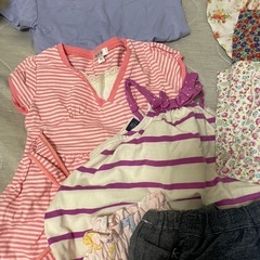 女の子　80〜90サイズ　夏服　半袖の画像