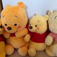 プーさんぬいぐるみの画像