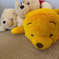 プーさんぬいぐるみの画像