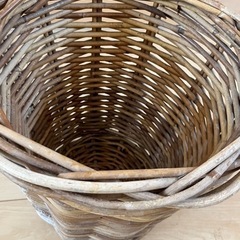 観葉植物用、竹編み、かごの画像