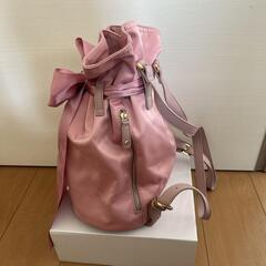 メゾンドフルール　リボンリュック　ピンクの画像