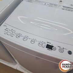 ✨ハイアール　中古美品　BW-45A　全自動洗濯機　４.5㎏ 2024年式　※正面ヘコミ有り　６ヶ月保証✨うるま市田場✨の画像