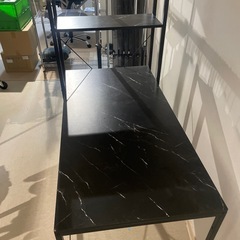 机　棚付き　黒　の画像
