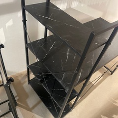 机　棚付き　黒　の画像
