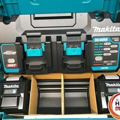makita マキタ XGT10 パワーソースキット 40V 8.0Ahバッテリ×2 充電器 ケース付 未使用 【ハンズクラフト沖縄豊見城店】の画像