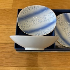 有田焼　楕円皿揃　5枚セットの画像