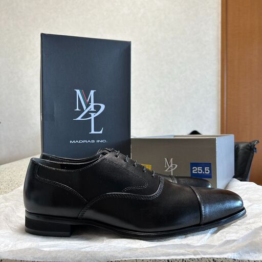新品未使用！　MADRAS INC. 革靴　25.5cm