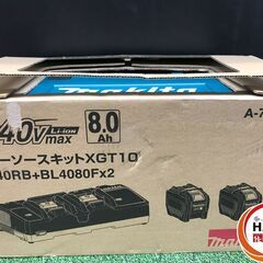 makita マキタ XGT10 パワーソースキット 40V 8.0Ahバッテリ×2 充電器 ケース付 未使用 【ハンズクラフト沖縄豊見城店】の画像