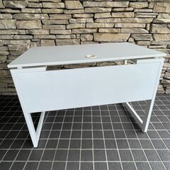 オフィスデスク 白 W100xD60xH72cm 長机 25G 北3の画像