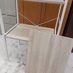 リユースのサカイ栃木店★ジモティ割あり★  ラック ベージュ W60×D43×H89.5 クリーニング済み TC10000の画像