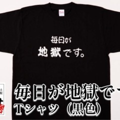 毎日が地獄です。Ｔシャツの画像