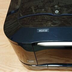【JY-163】Canon キャノン インクジェットプリンター複合機 PIXUS MG6130BK ブラックの画像