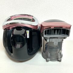 東芝 掃除機 サイクロン VC-J3000 動作確認済み ヘッドブラシのみ不動 簡易清掃済み 2014年製 LEDライト キャニスター TOSHIBA mの画像