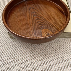 天然木　けやき　お盆の画像