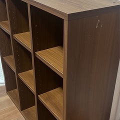 本棚（ブラウン）の画像