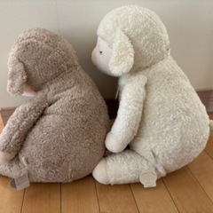 未使用　ひつじのメイプル抱き枕L&BIGサイズの画像