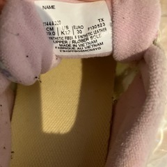アシックス　子供シューズ　19センチの画像